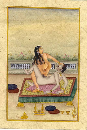 Sex therapy Kamasutra position: Union of the bird